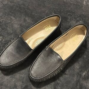 SAS Blue Leather Loafers